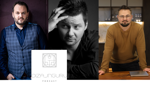 Ajnfach v podcaste  DIZAJN Guru s Juniorom a  dizajnérom Jožom Tučným